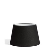 Drum Linen Lampshade 45cm - Black
