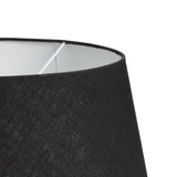 Drum Linen Lampshade 45cm - Black
