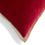 Edina Velvet Cushion Cover - Grenache
