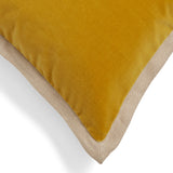 Edina Velvet Cushion Cover - Yellow