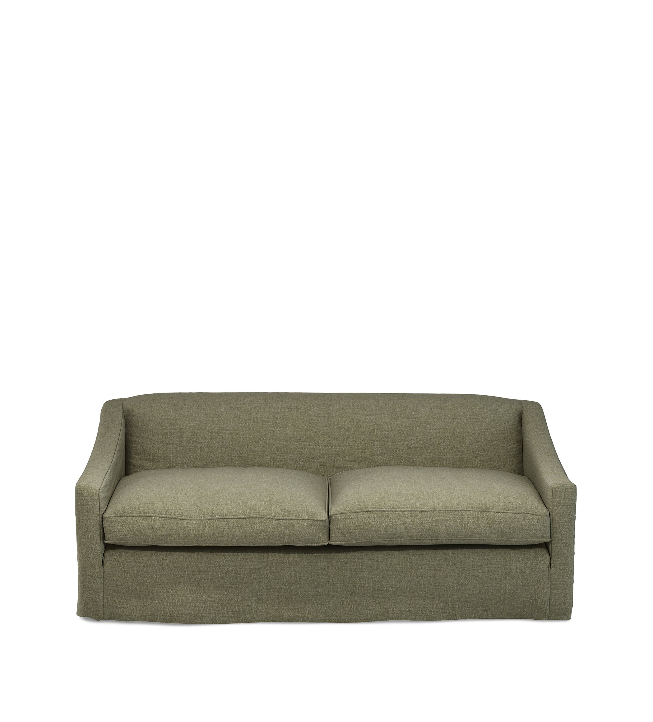 COVER ONLY - Egerton Clever Linen Loose Cover for 3-Seater Sofa - Dune Green