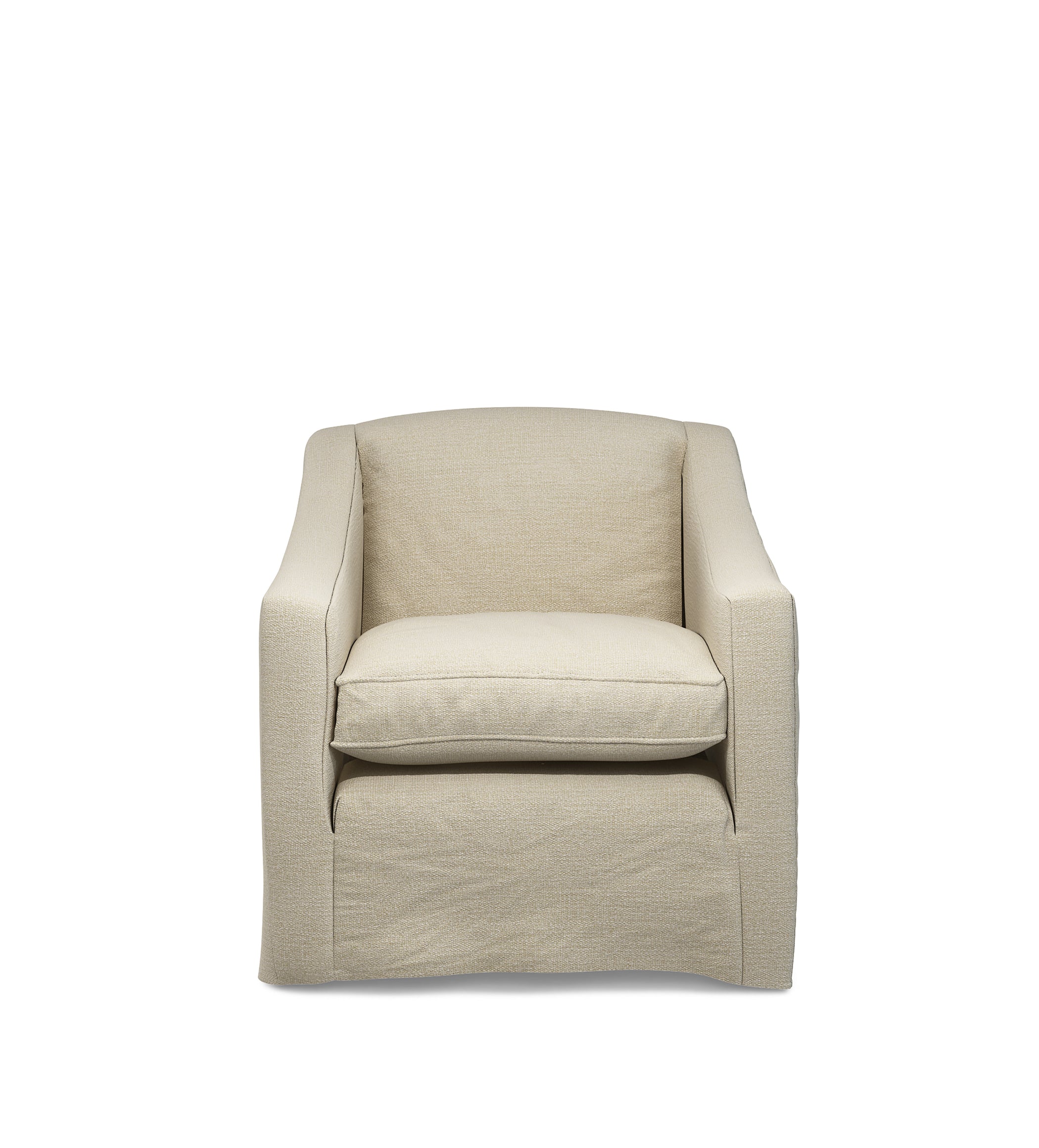 COVER ONLY - Egerton Clever Linen Loose Cover for Armchair - Dove