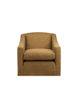 COVER ONLY - Egerton Laundered Linen Loose Cover for Armchair - Ochre