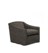 COVER ONLY - Egerton Laundered Linen Loose Cover for Armchair - Warm Grey