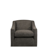 COVER ONLY - Egerton Laundered Linen Loose Cover for Armchair - Warm Grey