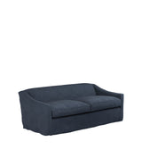 COVER ONLY - Egerton Stonewash Linen Loose Cover for 3-Seater Sofa - Petrol