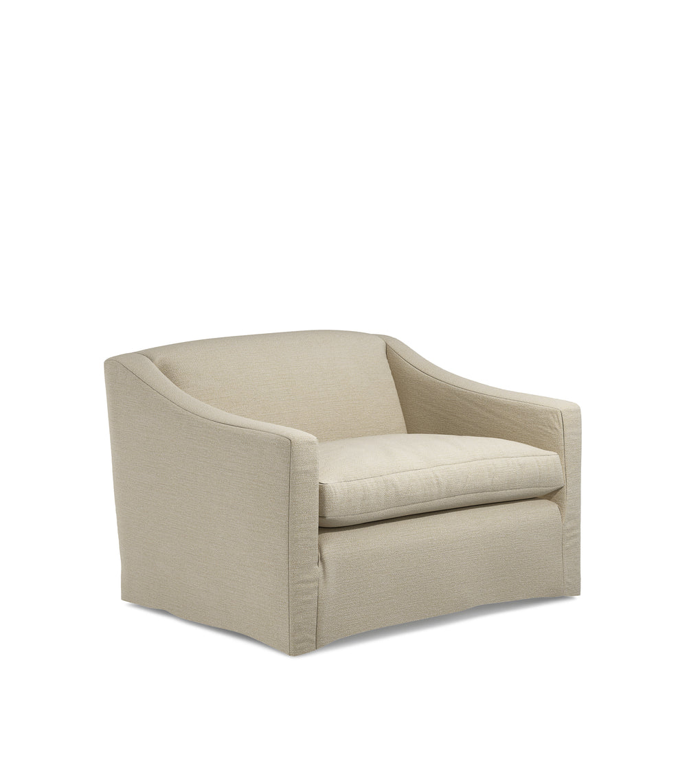 COVER ONLY - Egerton Clever Linen Loose Cover for Loveseat - Dove