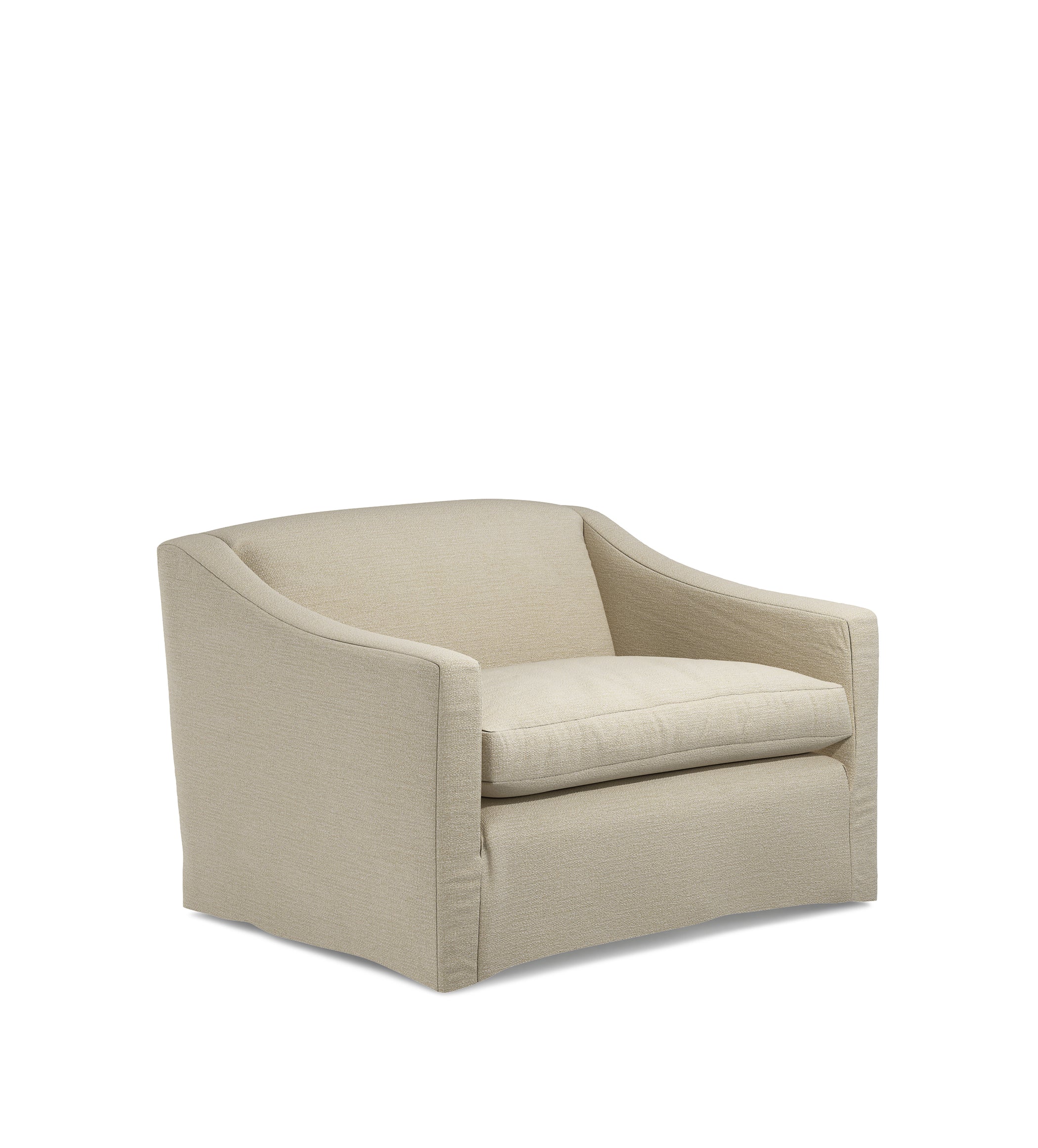 COVER ONLY - Egerton Clever Linen Loose Cover for Loveseat - Dove