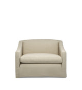 COVER ONLY - Egerton Clever Linen Loose Cover for Loveseat - Dove