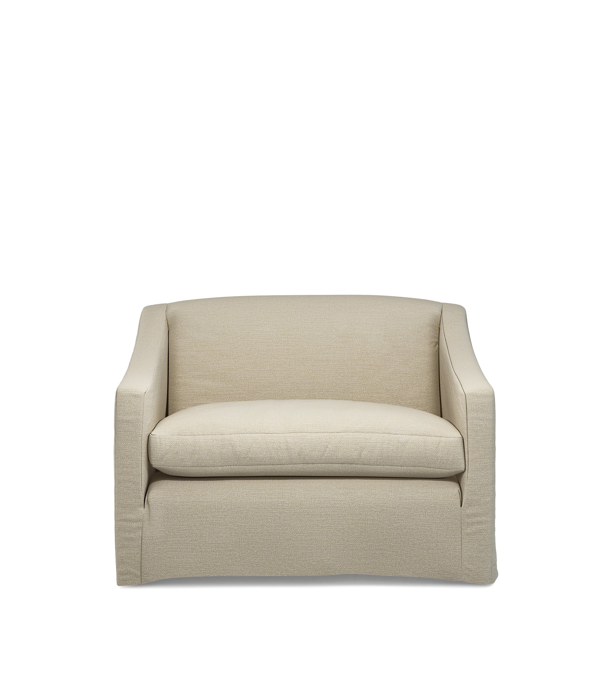 COVER ONLY - Egerton Clever Linen Loose Cover for Loveseat - Dove