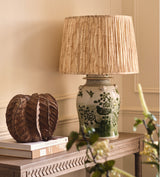 Elemeri Pleated Silk Lampshade 45cm - Natural