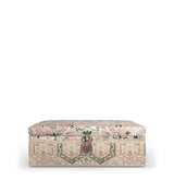 Elsdon Upholstered Ottoman - Washed Rose