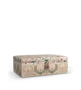 Elsdon Upholstered Ottoman - Washed Rose