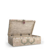 Elsdon Upholstered Ottoman - Washed Rose