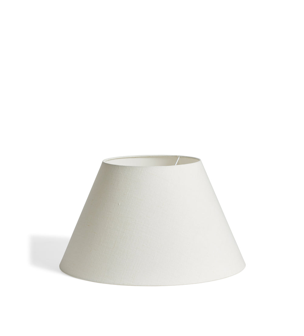Empire Linen Lampshade 45cm - Off-White