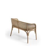 Etreinte Areca Rattan Bench - Seafoam