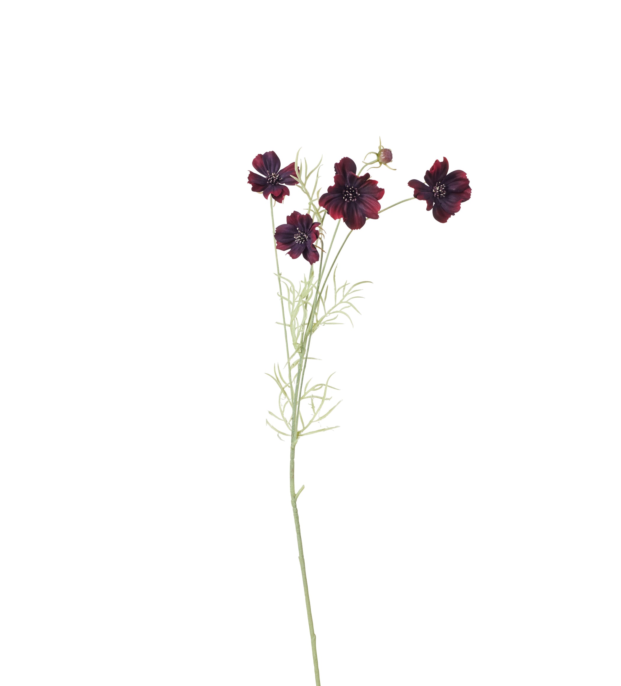 Faux Cosmos Stem - Deep Purple