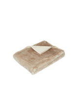 Faux Fur Throw - Seal Grey