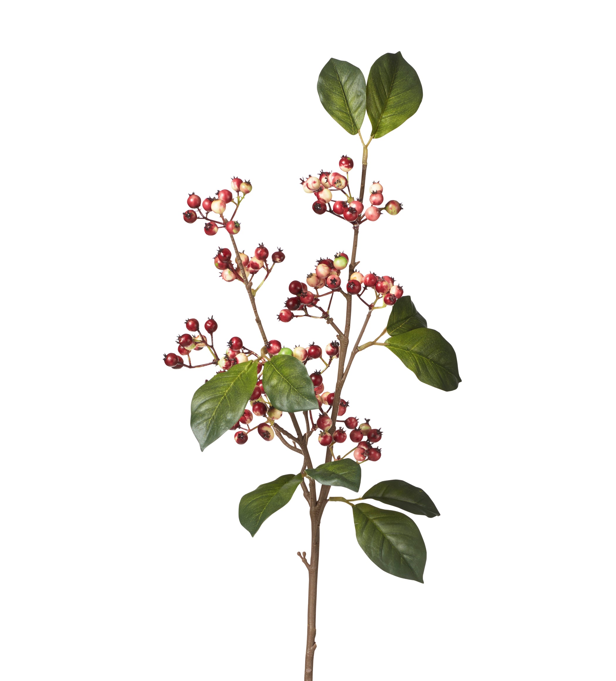 Faux Lingonberry Stem - Red