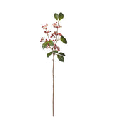 Faux Lingonberry Stem - Red