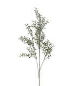 Faux Maidenhair Fern Stem - Green/White