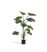 Faux Potted Monstera - Green