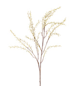 Faux Pussy Willow Branch - Off-White