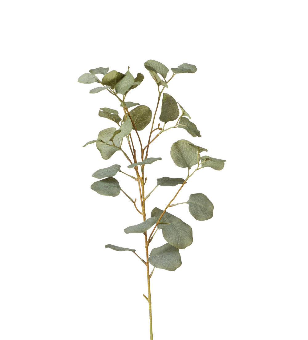 Faux Single Eucalyptus Stem - Pale Green