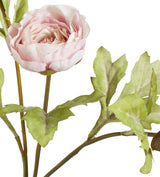 Faux Tea Rose Stem - Pink