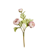 Faux Tea Rose Stem - Pink