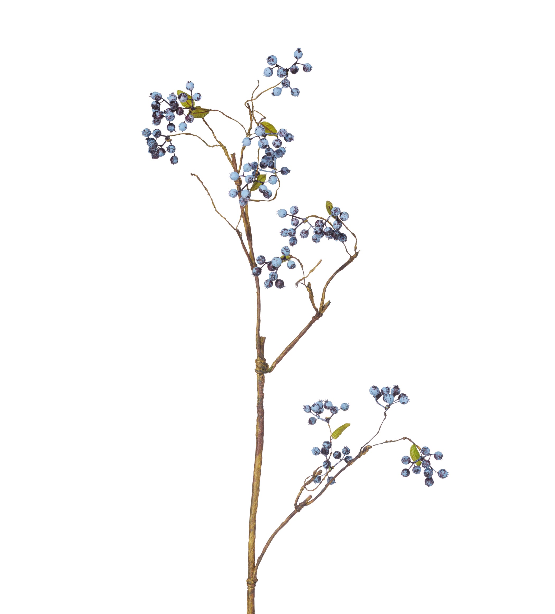 Faux Wild Berry Stem - Blue