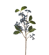 Faux Wild Blueberry Stem - Blue