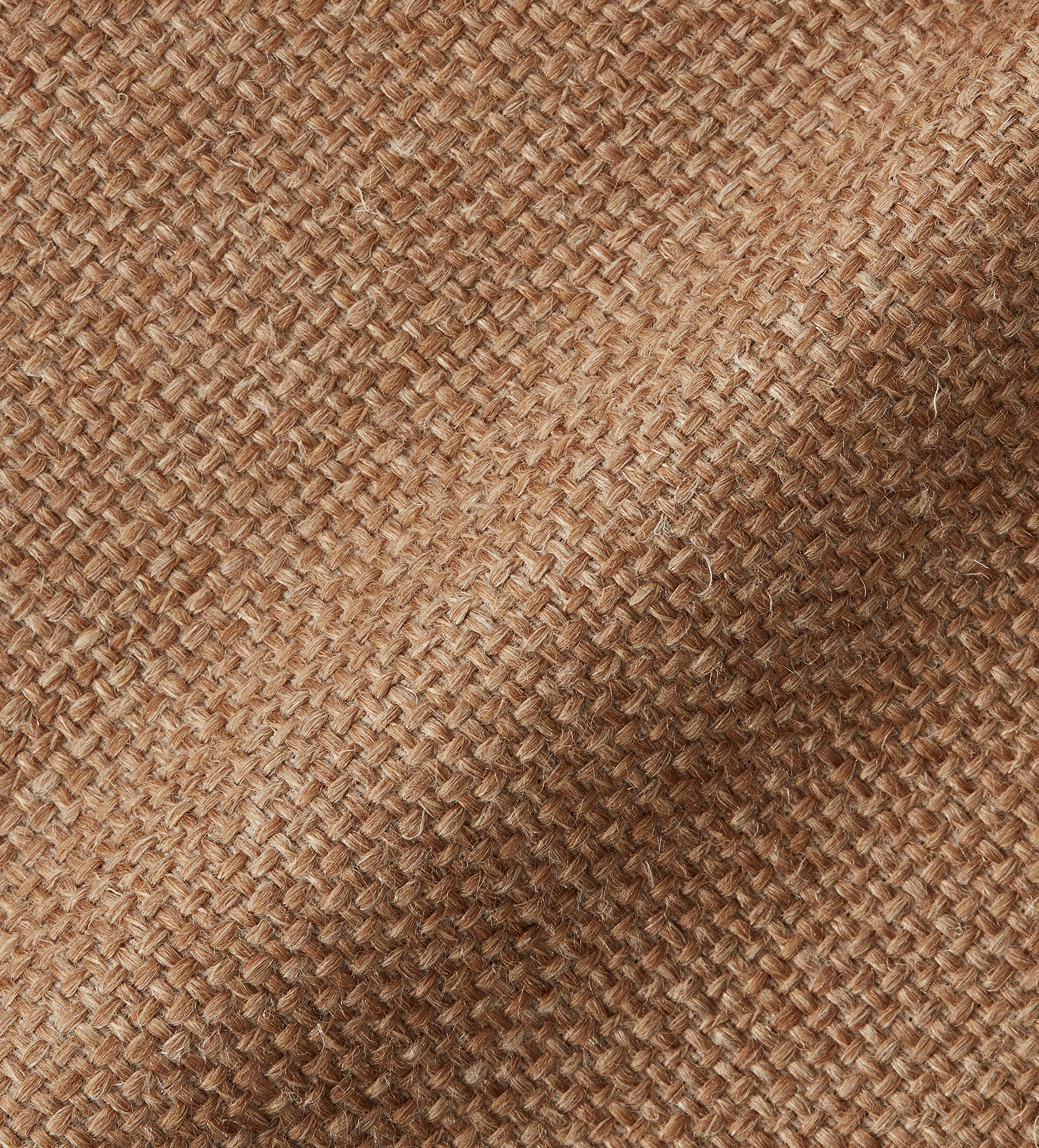 Fine Basket Weave Linen Fabric Swatch - Hemp