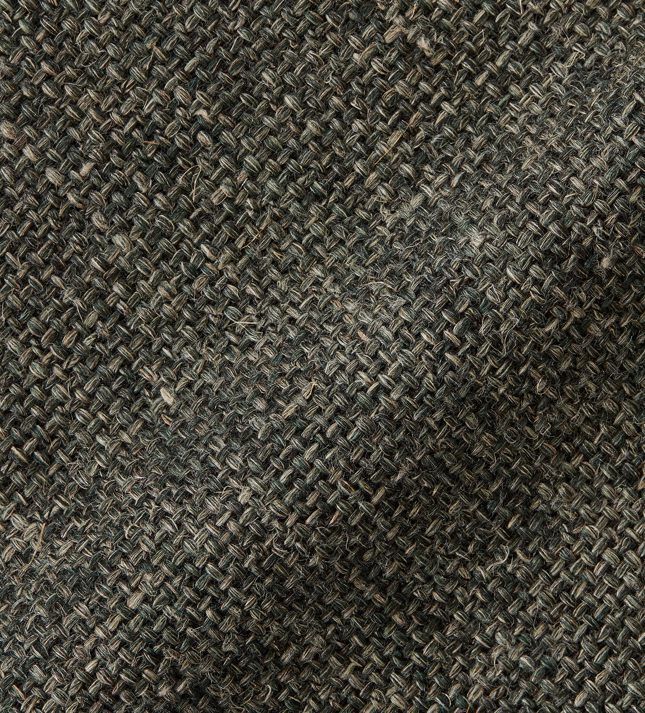 Fine Basket Weave Linen Fabric Swatch - Ivy