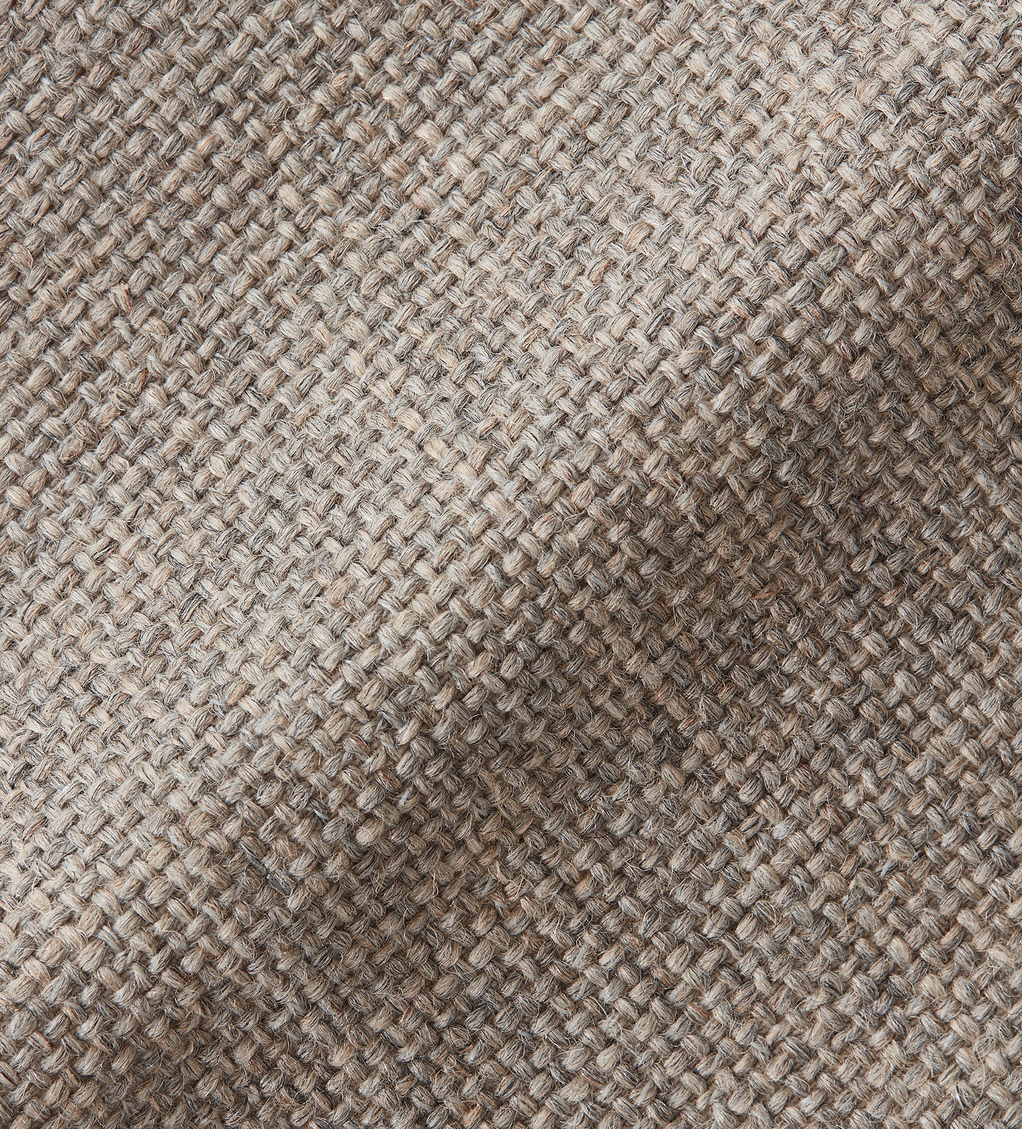 Fine Basket Weave Linen Fabric Swatch - Sky