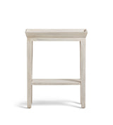 Gustavian Sofa Side Table - Washed Grey