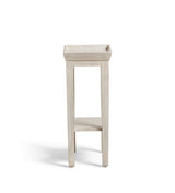 Gustavian Sofa Side Table - Washed Grey