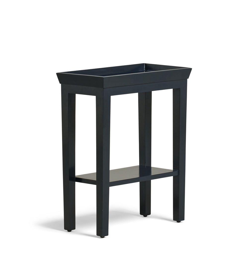 Gustavian Sofa Side Table - Petrol