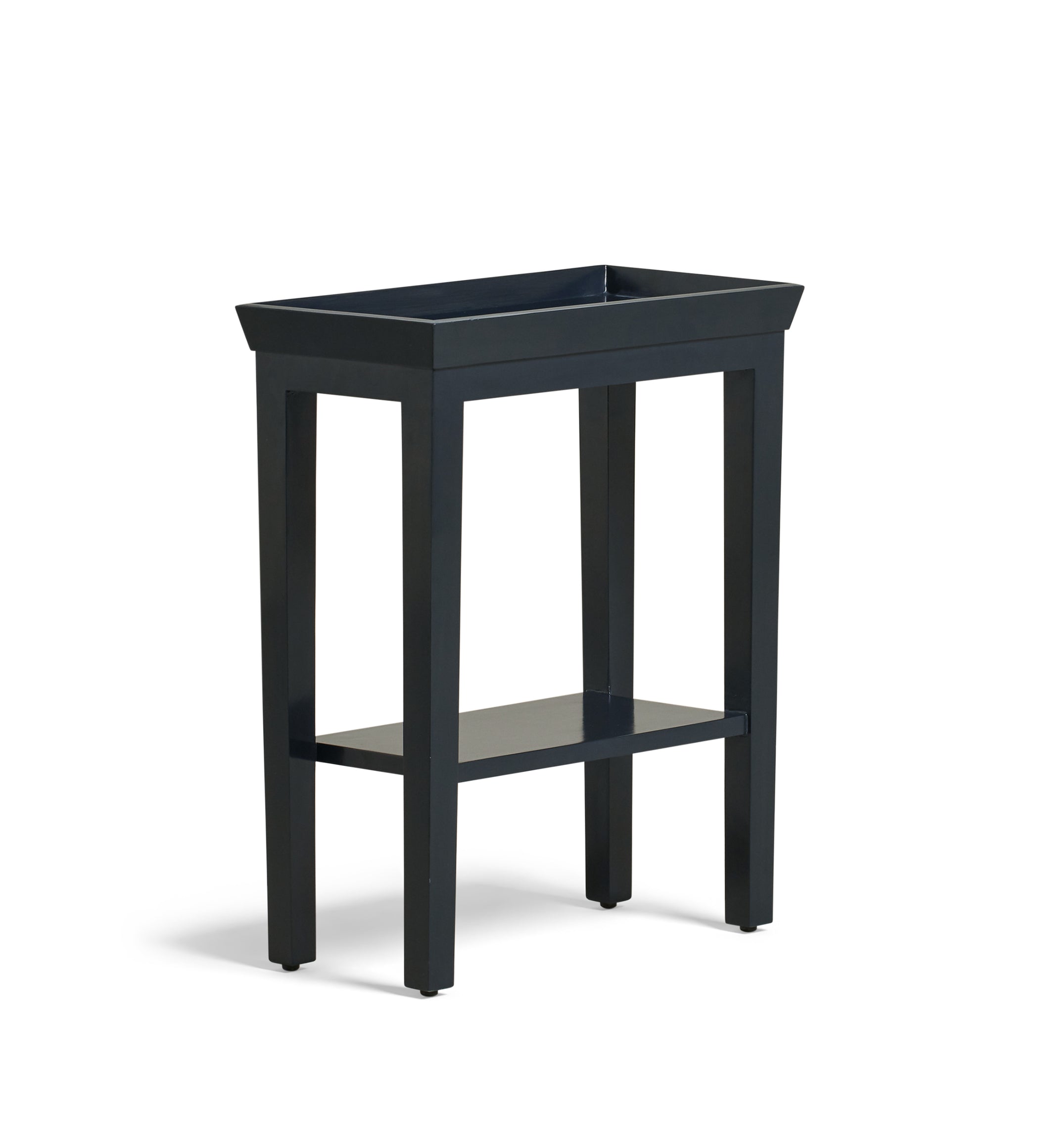 Gustavian Sofa Side Table - Petrol