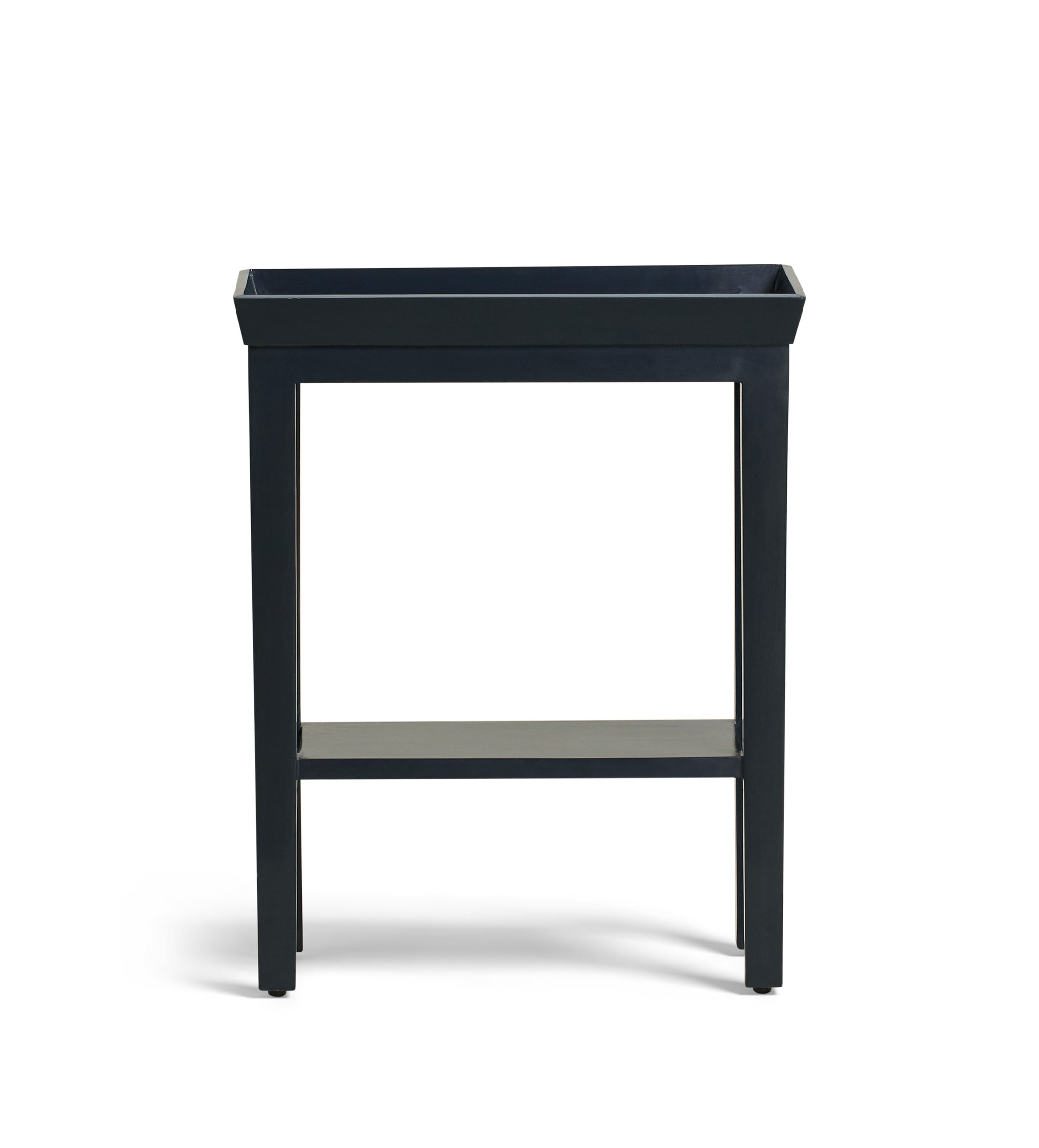 Gustavian Sofa Side Table - Petrol