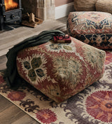 Haoma Floor Cushion - Midnight Blue