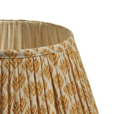 Hirkani Pleated Linen Lampshade 35cm - Mustard