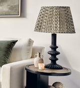 Hirkani Pleated Linen Lampshade 45cm - Moss