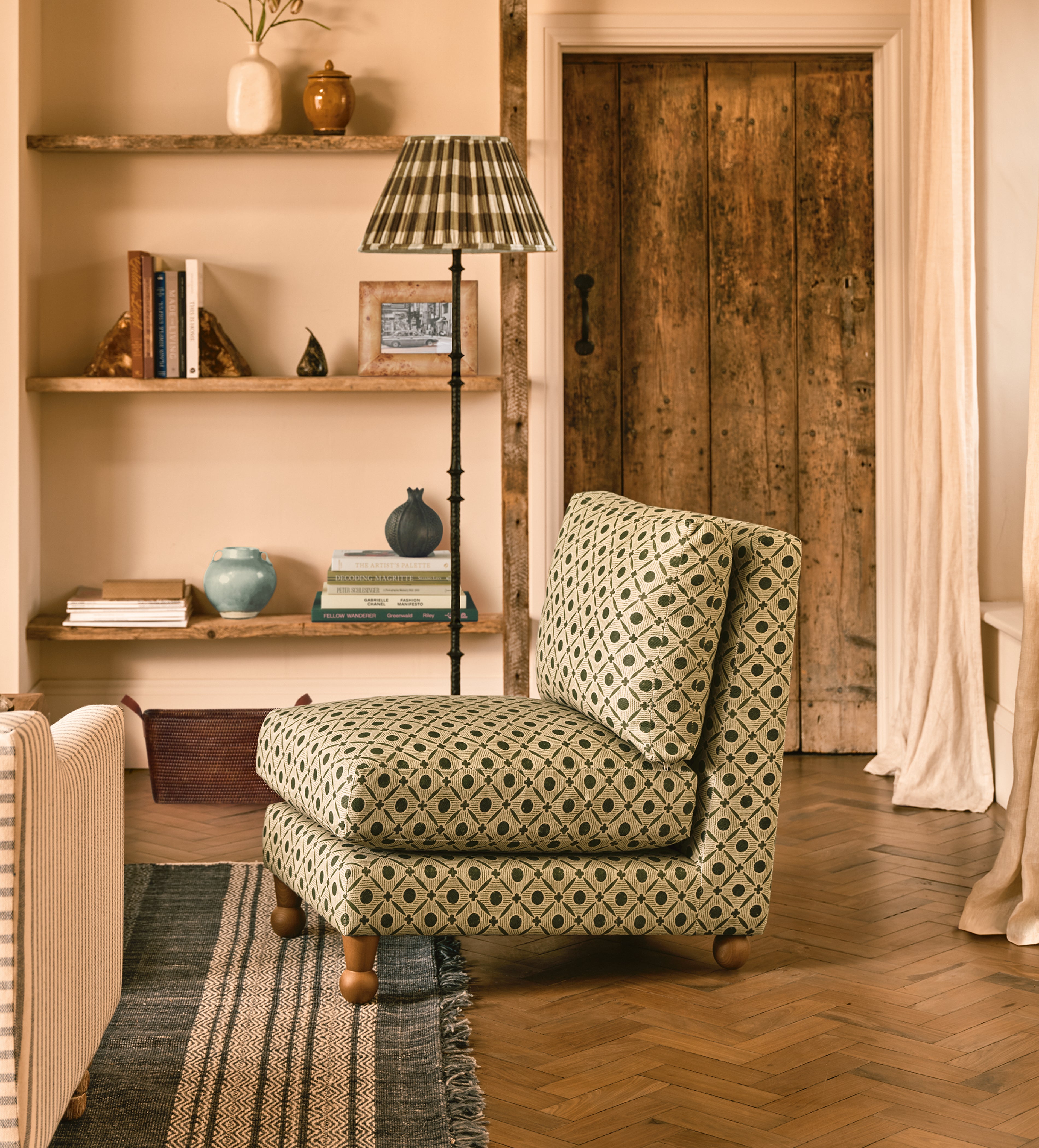 Hubert Slipper Chair - Made-to-Order Seating | OKA