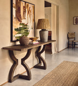 Kaishu Console Table - Watered Grey