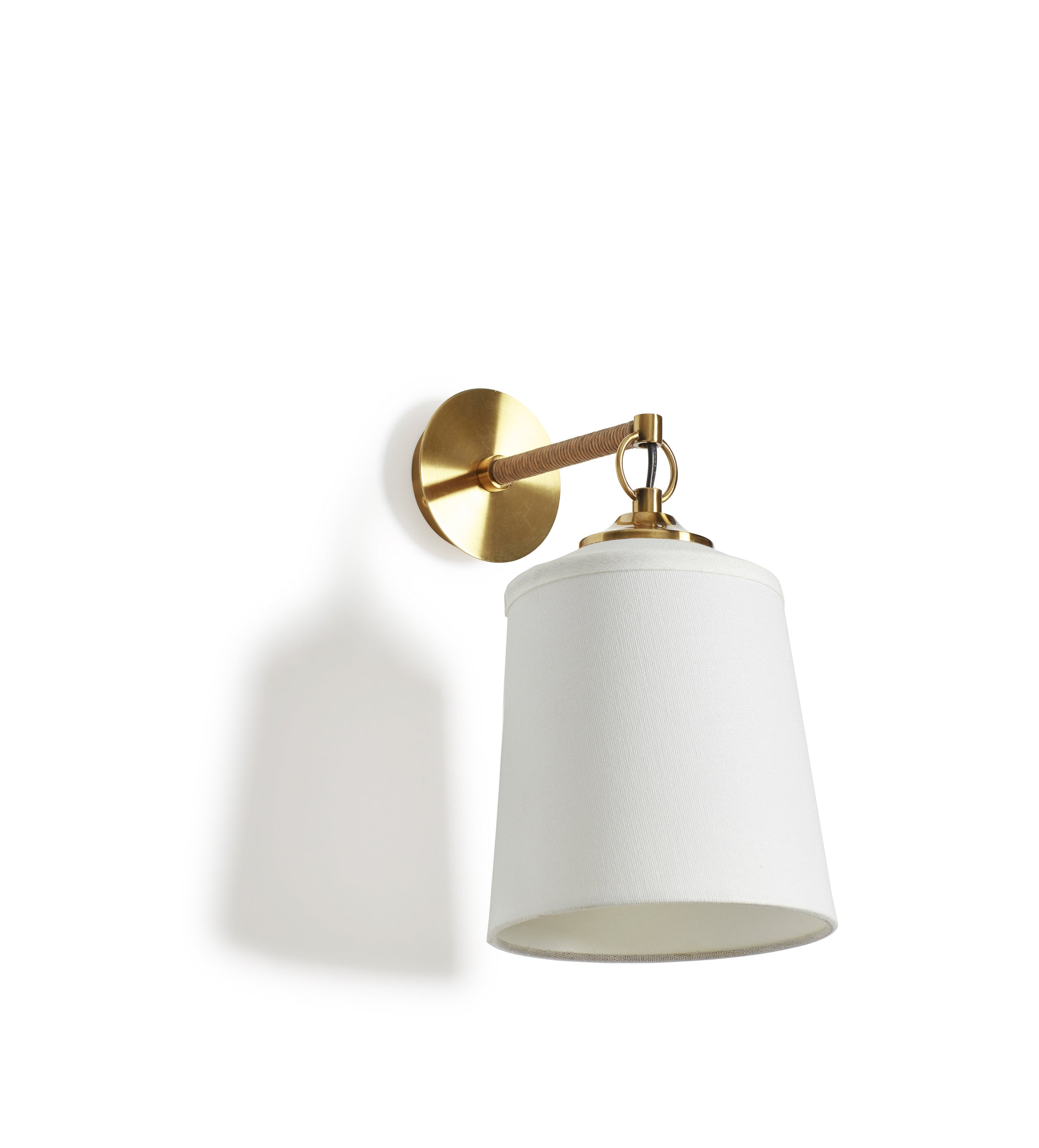 Kirana Wall Lamp and Shade - Natural/White
