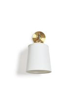 Kirana Wall Lamp and Shade - Natural/White