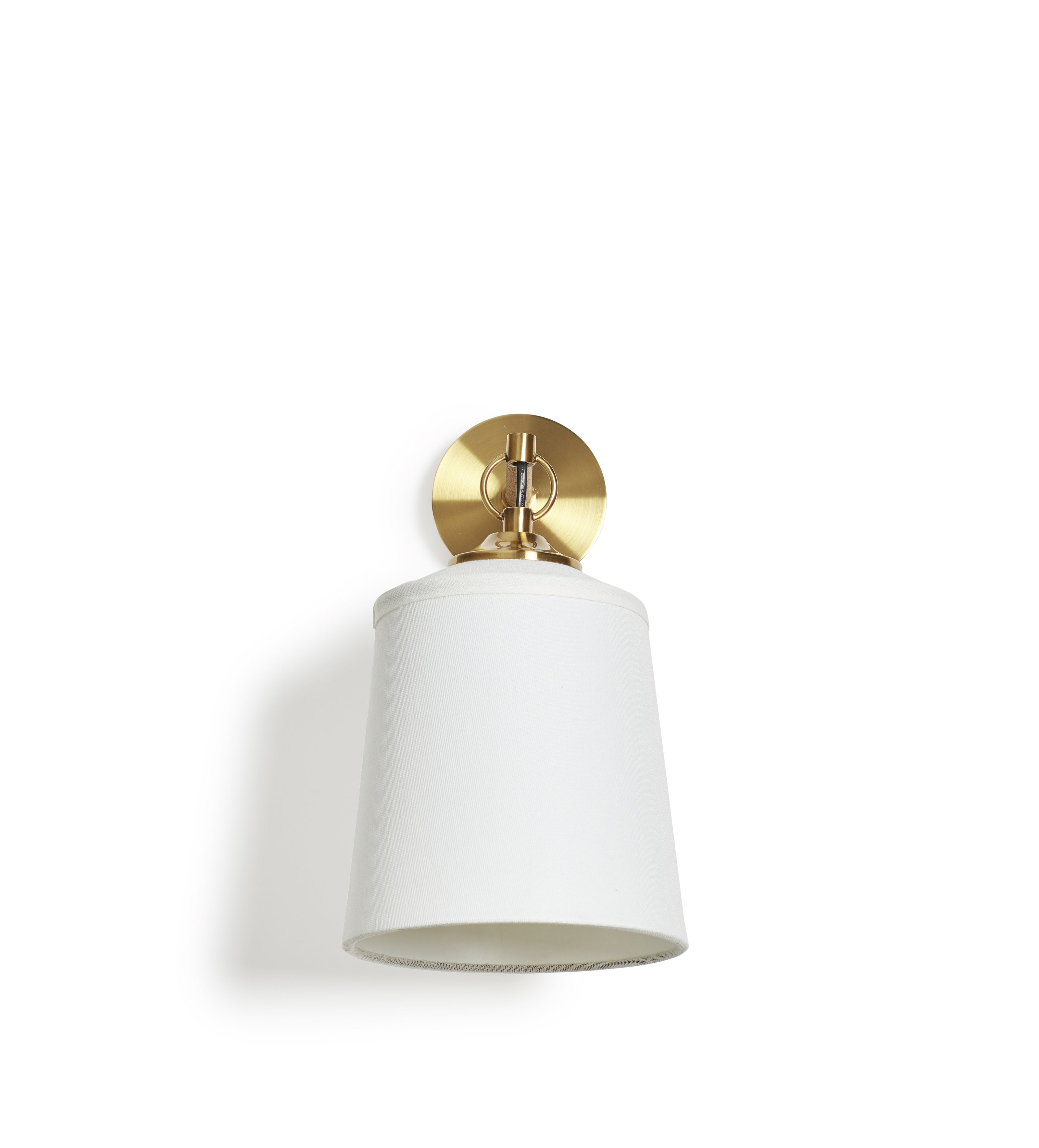 Kirana Wall Lamp and Shade - Natural/White
