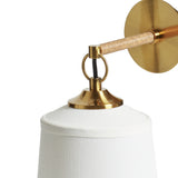Kirana Wall Lamp and Shade - Natural/White