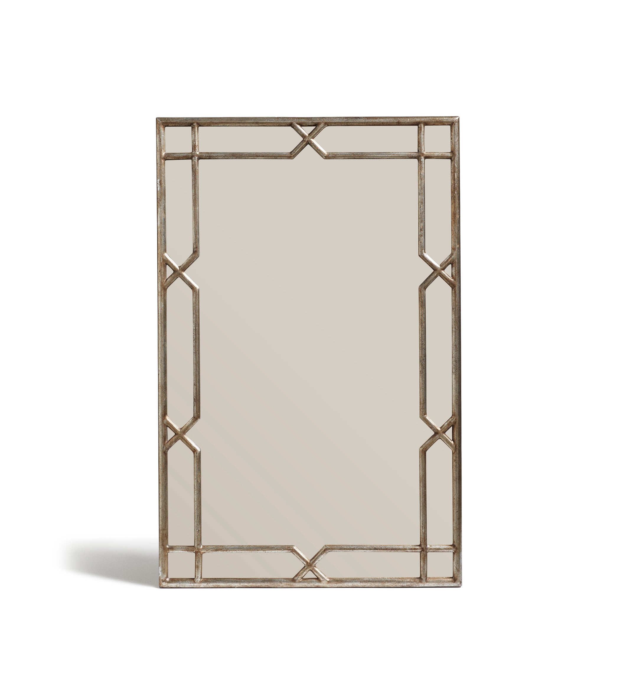 Kirsti Mirror - Antique Silver